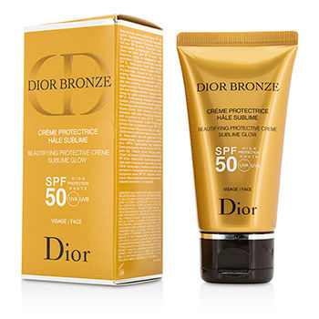 Dior Bronze Beautifying Protective Creme Sublime Glow SPF 50 For Face Christian Dior Image