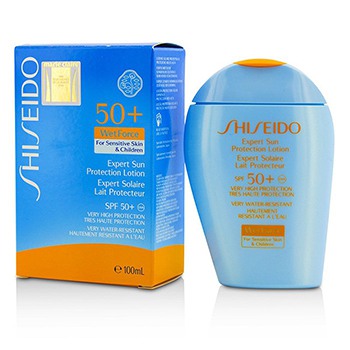 Expert Sun Protection Lotion WetForce For Sensitive Skin & Children SPF 50+ UVA Shiseido Image