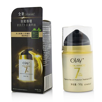 Total Effects 7 in 1 Fragrance Free UV Protection Treatment SPF15 Olay Image