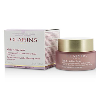 Multi-Active Day Targets Fine Lines Antioxidant Day Cream - For All Skin Types Clarins Image