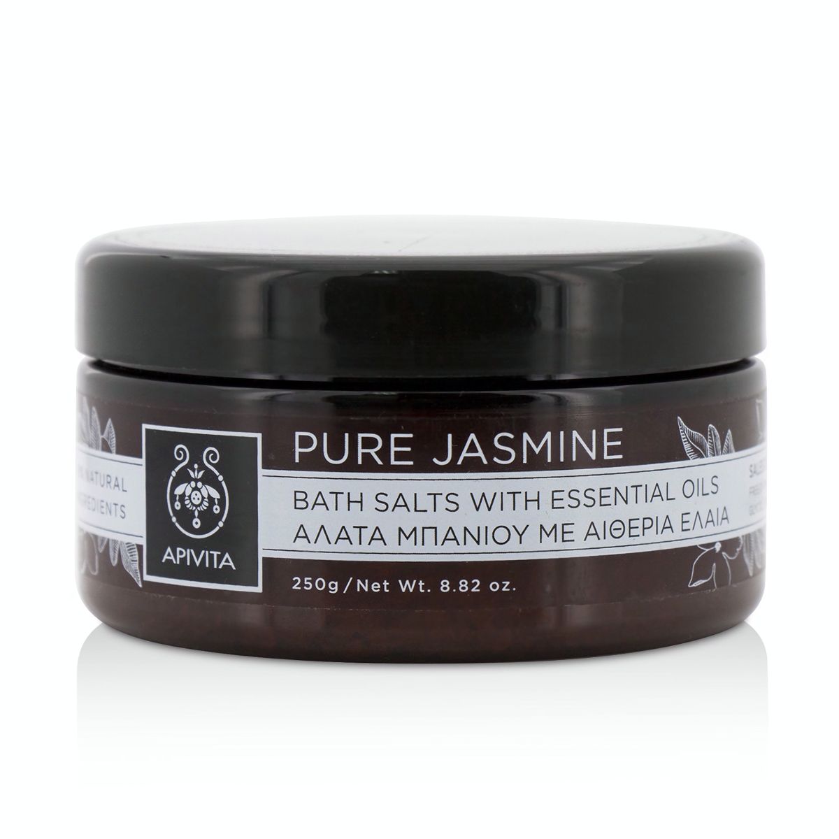 Pure Jasmine Bath Salts With Essential Oils Apivita Image
