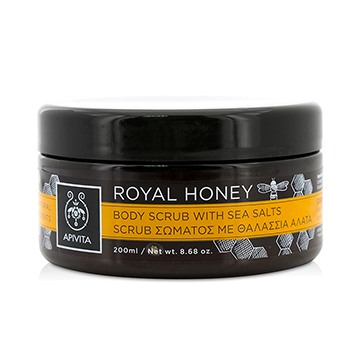 Royal Honey Body Scrub With Sea Salts Apivita Image