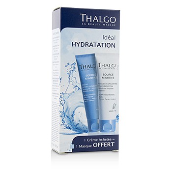 Ideal Hydration Kit: Hydra-Marine 24H Cream 50ml + Ultra Hydra-Marine Mask 50ml Thalgo Image
