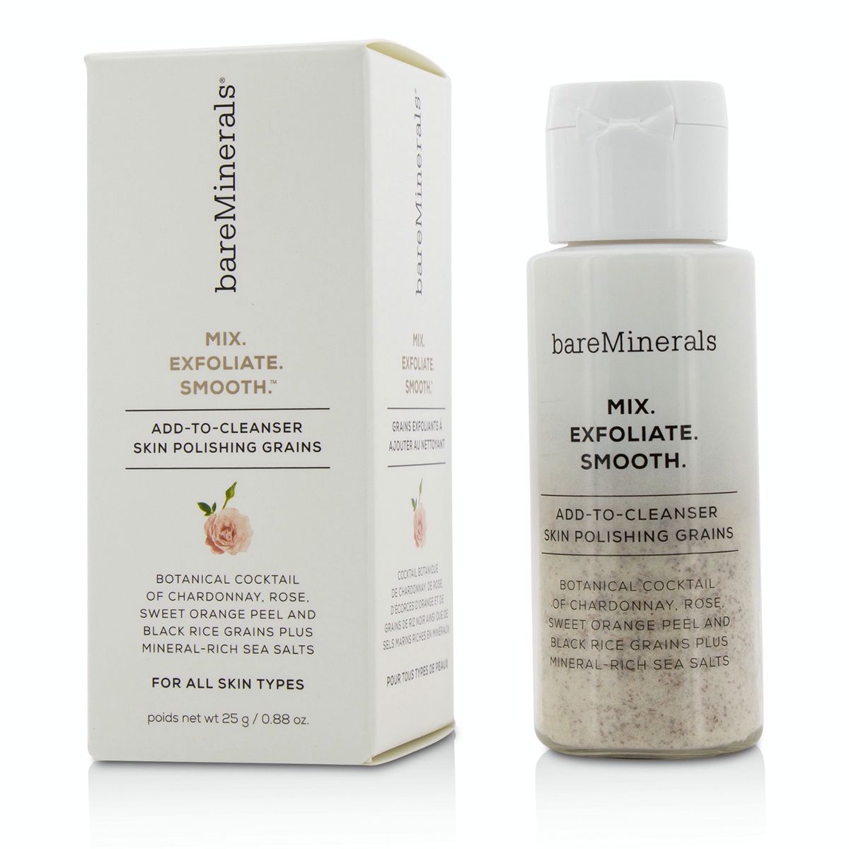 Mix. Exfoliate. Smooth. Add-To-Cleanser Skin Polishing Grains BareMinerals Image