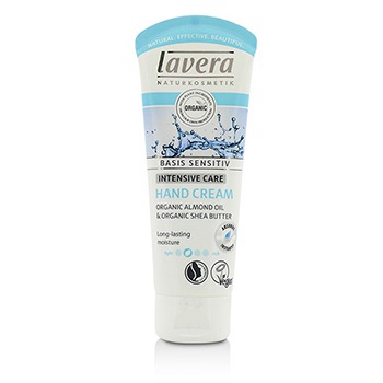 Intensive Care Basis Sensitiv Organic Almond Oil & Shea Butter Hand Cream Lavera Image
