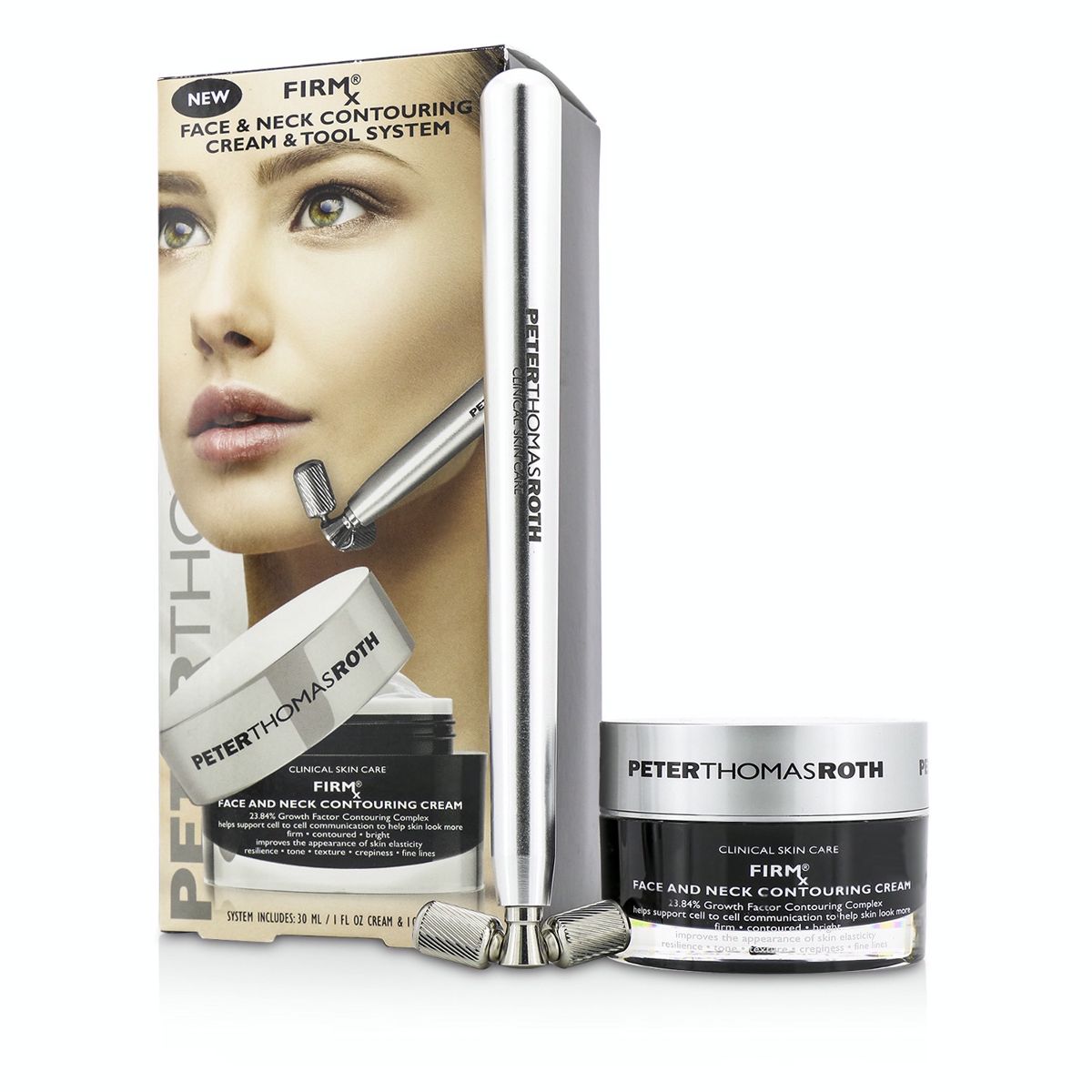 FirmX Face And Neck Contouring Cream with Tool Peter Thomas Roth Image