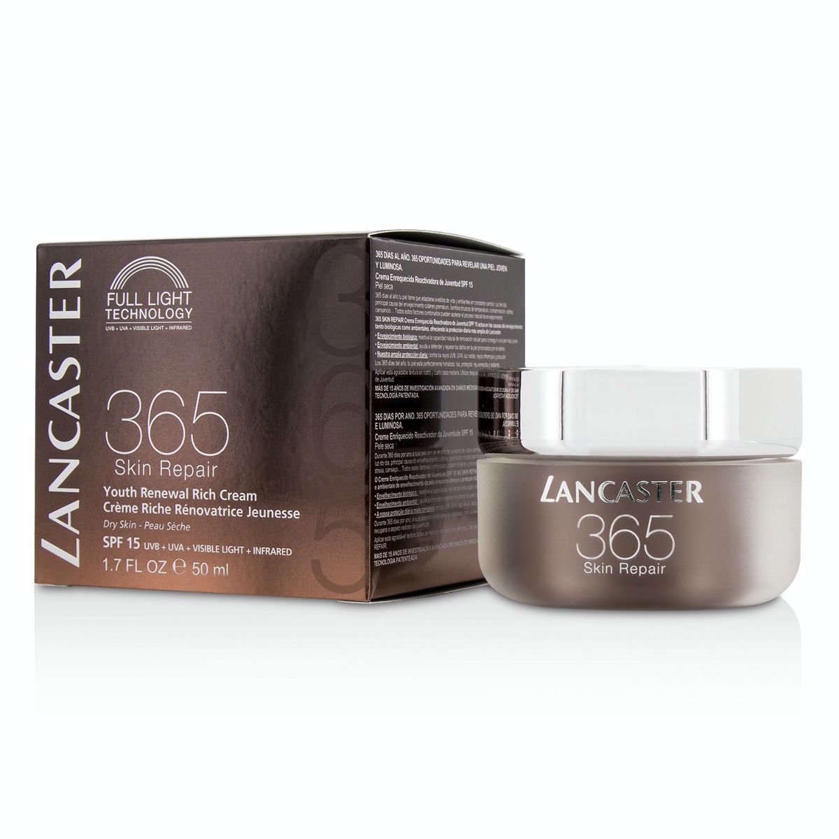 365 Skin Repair Youth Renewal Rich Cream SPF15 - Dry Skin Lancaster Image