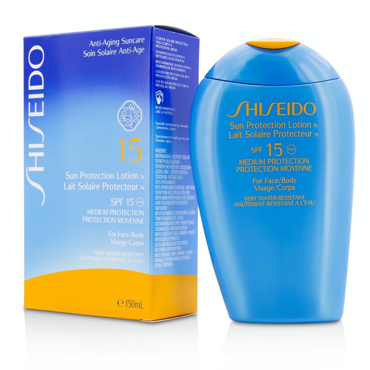 Sun Protection Lotion N SPF 15 (For Face  Body) Shiseido Image