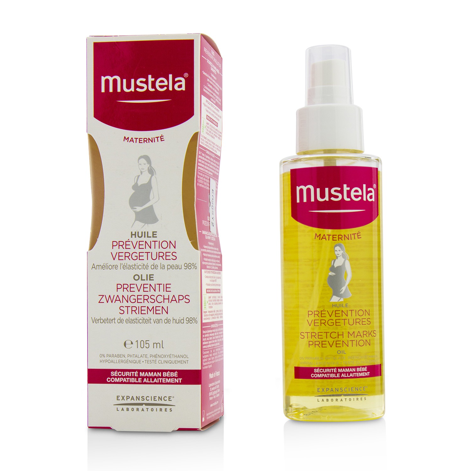 Stretch Marks Prevention Oil Mustela Image