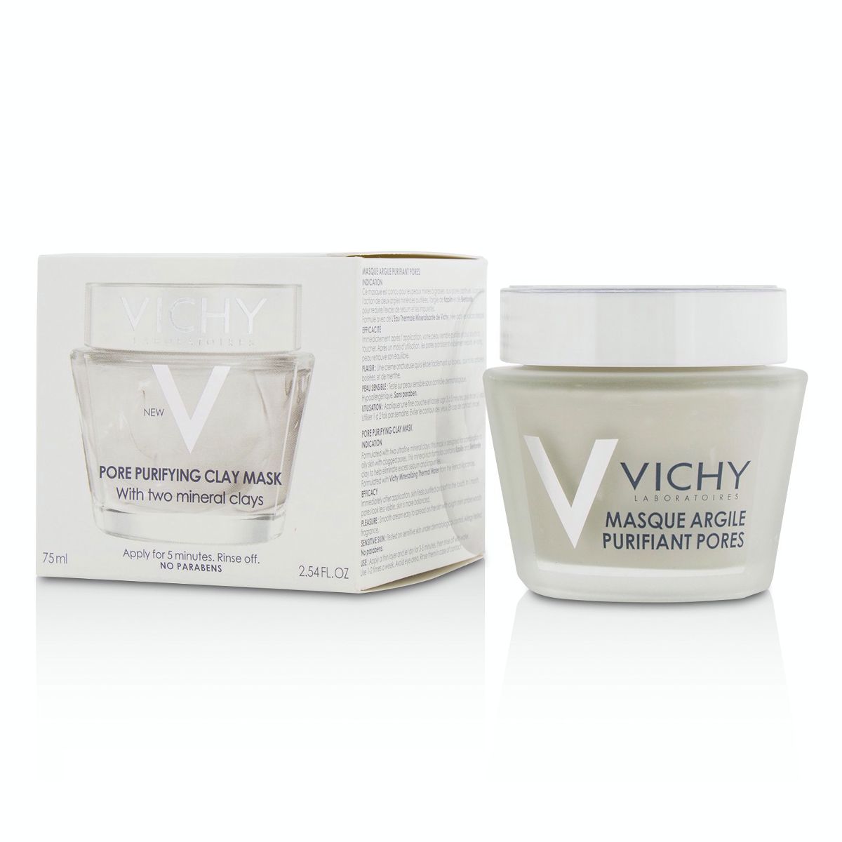 Pore Purifying Clay Mask w/ Two Mineral Clays Vichy Image