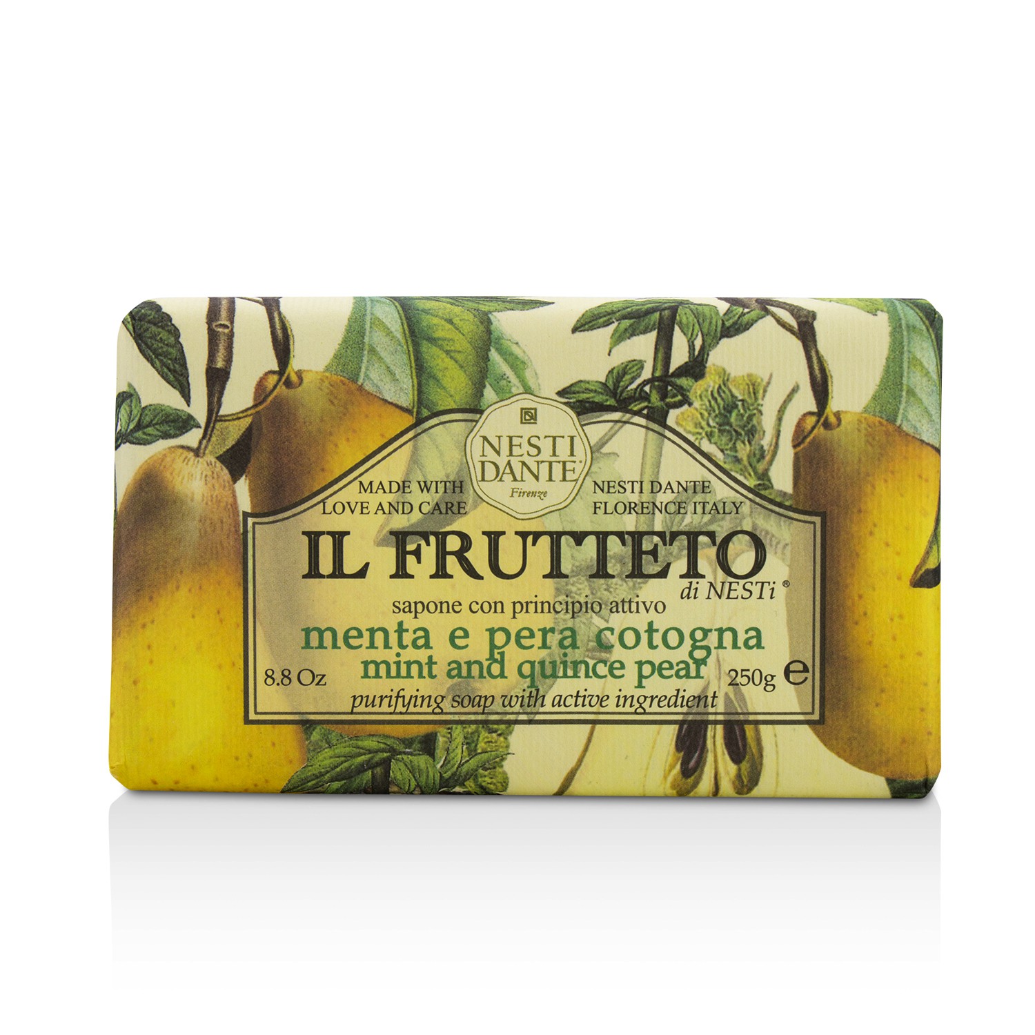 Il Frutteto Purifying Soap - Mint & Quince Pear Nesti Dante Image