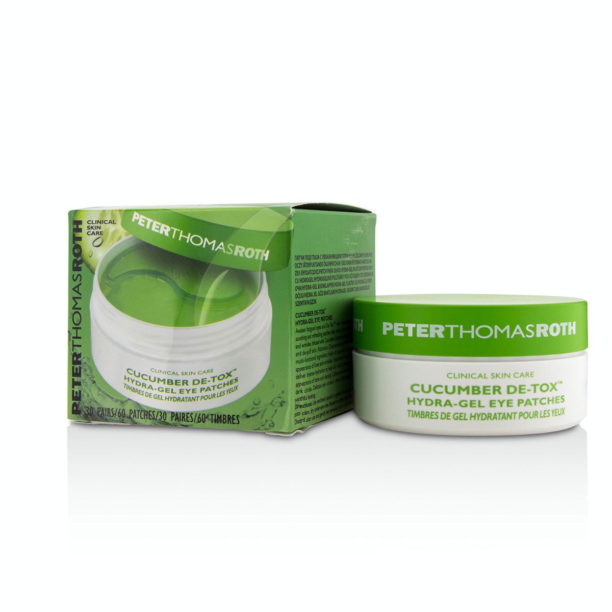 Cucumber De-Tox Hydra-Gel Eye Patches Peter Thomas Roth Image