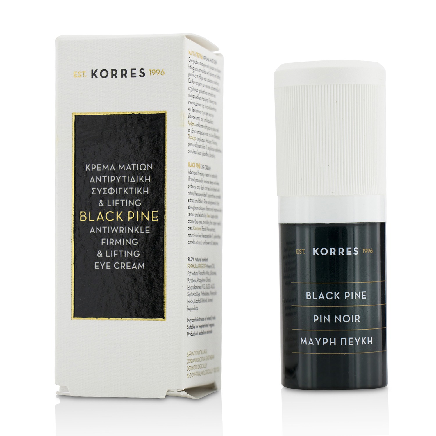 Black Pine Anti-Wrinkle Firming & Lifting Eye Cream Korres Image