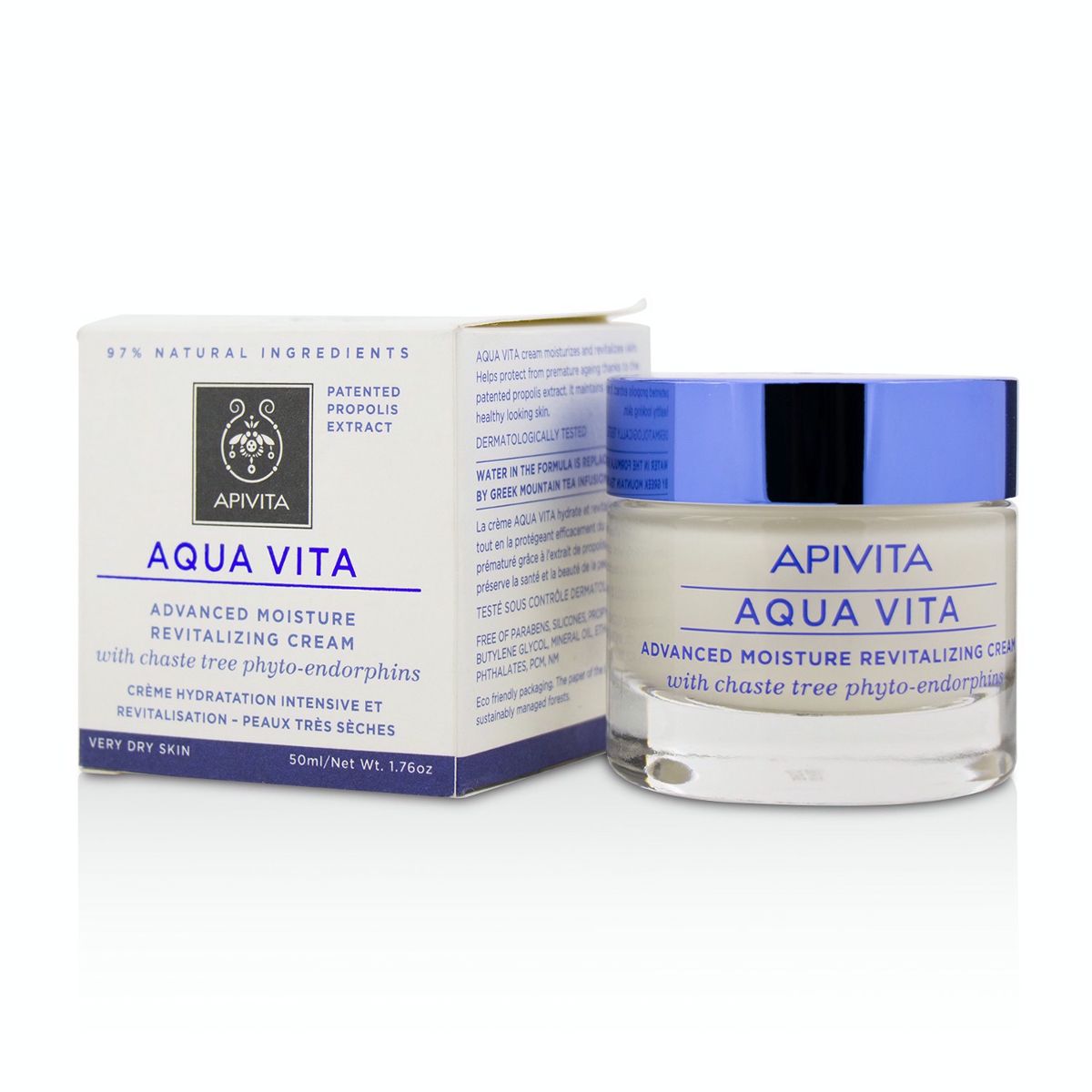 Aqua Vita Advanced Moisture Revitalizing Cream - For Very Dry Skin Apivita Image