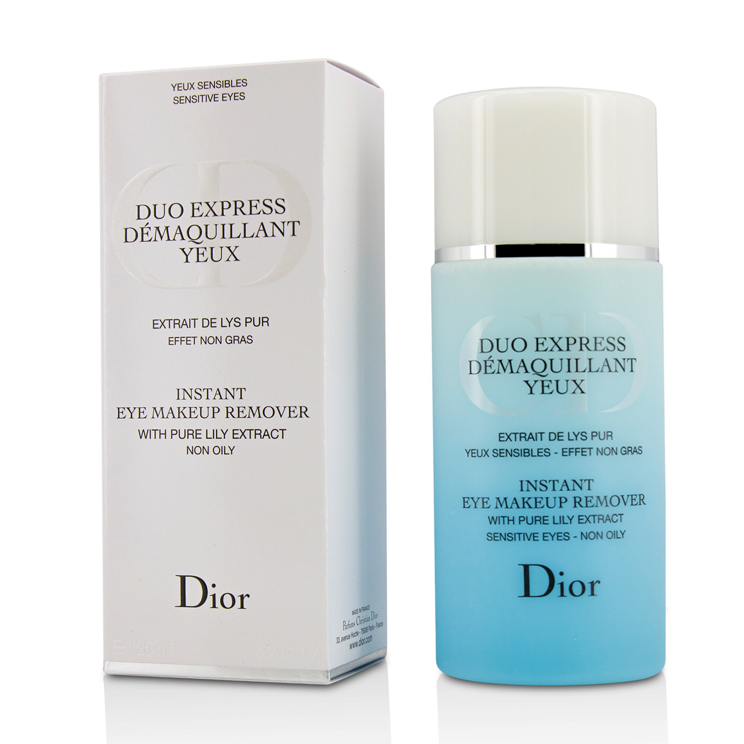 Duo Express Instant Eye Makeup Remover (Without Cellophane) Christian Dior Image