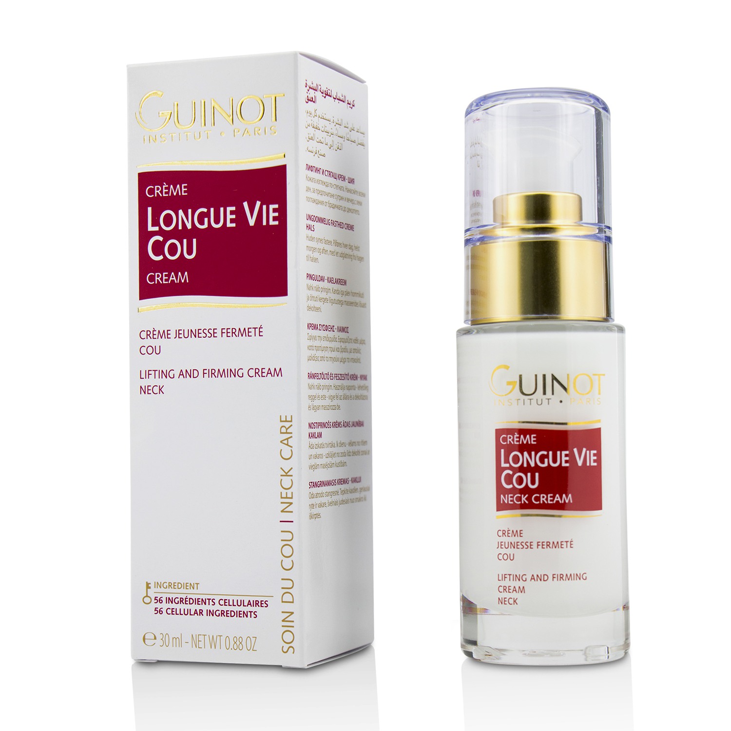 Longue Vie Cou Lifting And Firming Neck Cream Guinot Image