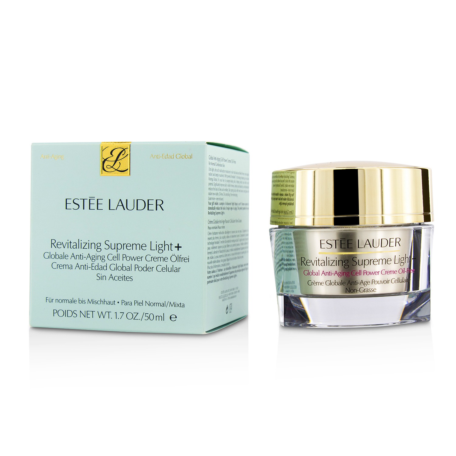 Revitalizing Supreme Light + Global Anti-Aging Cell Power Creme Oil-Free - For Normal/ Combination Skin Estee Lauder Image