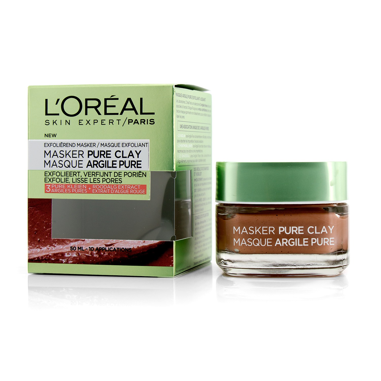 Skin Expert Pure Clay Mask - Exfoliate & Refine Pores LOreal Image