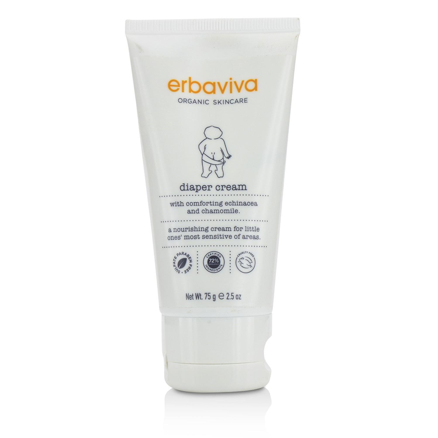 Diaper Cream With Comforting Echinacea & Chamomile Erbaviva Image