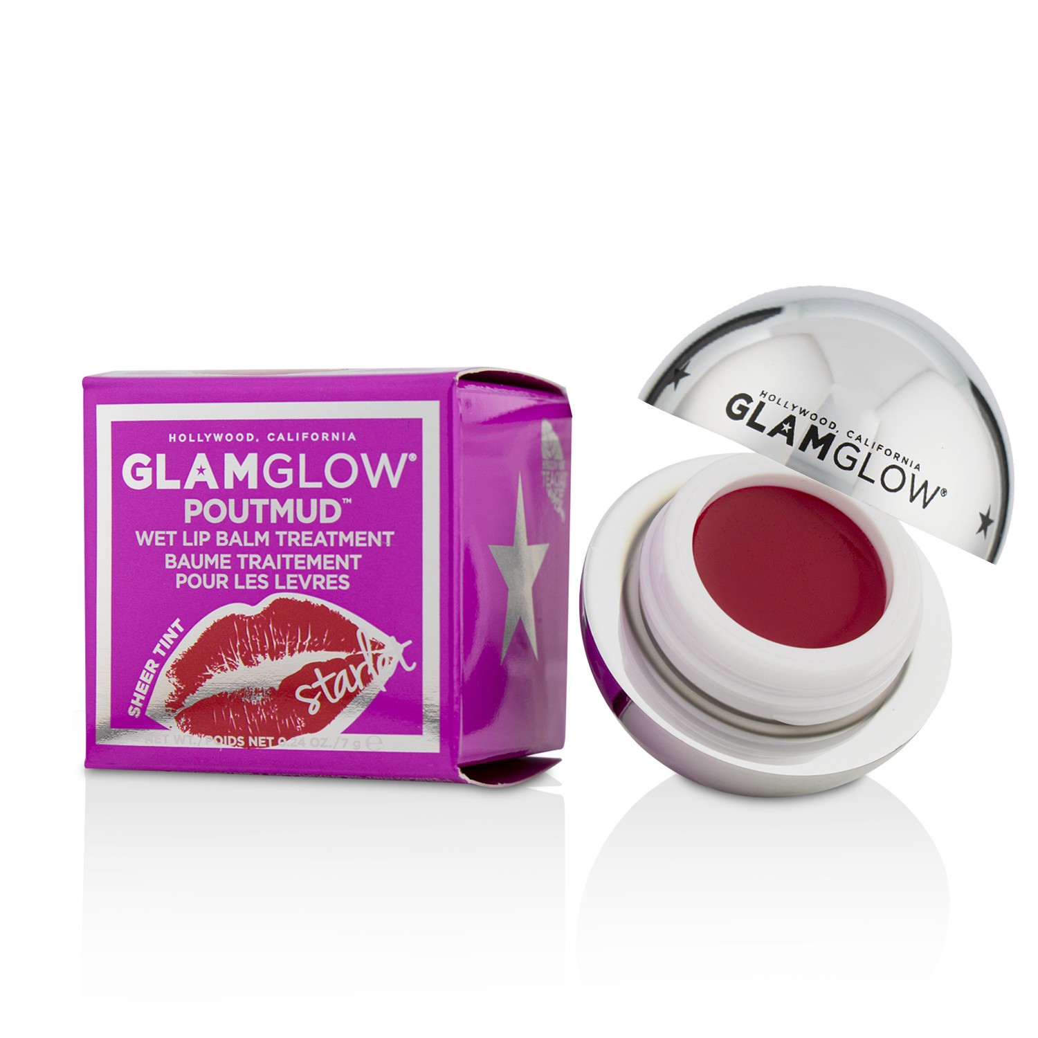 PoutMud Sheer Tint Wet Lip Balm Treatment - Starlet Glamglow Image