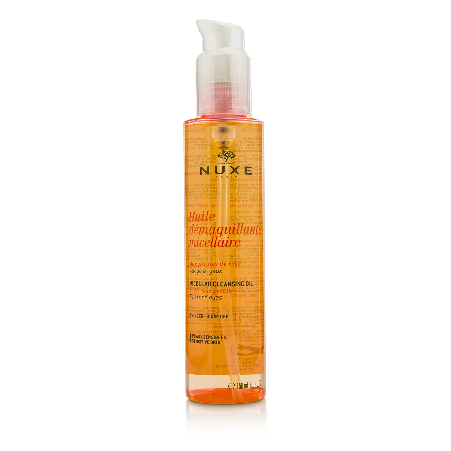 Huile Demaquillante Micellaire Micellar Cleansing Oil With Rose Petal For Face & Eyes (Sensitive Skin) Nuxe Image
