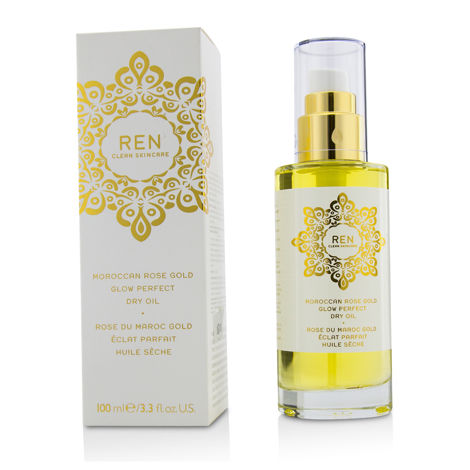 Moroccan Rose Gold Glow Perfect Dry Oil Ren Image