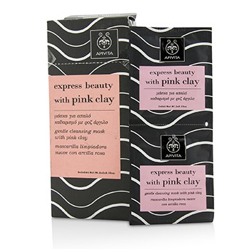 Express Beauty Gentle Cleansing Mask with Pink Clay (Box Slightly Damaged) Apivita Image
