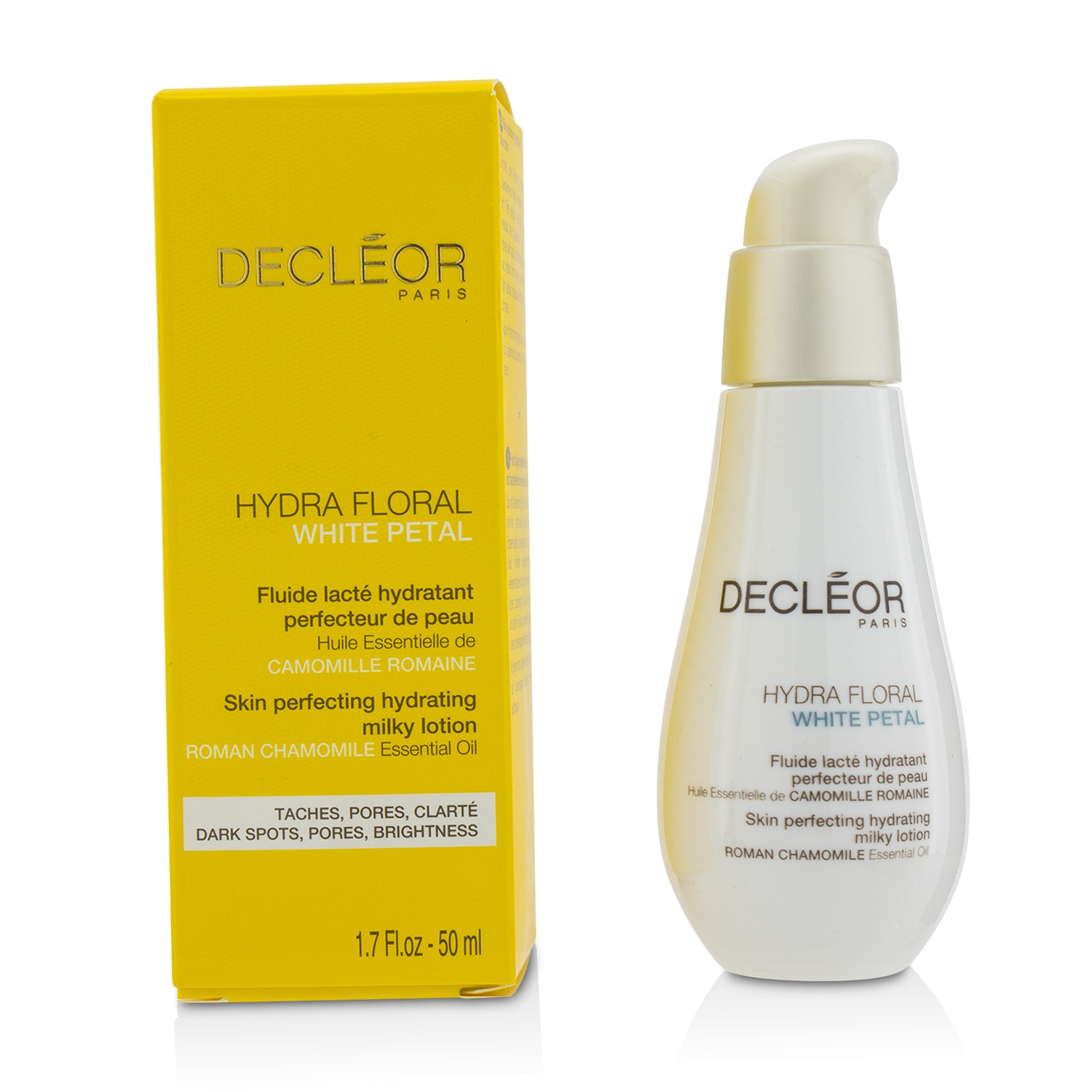 Hydra Floral White Petal Roman Chamomile Skin Perfecting Hydrating Milky Lotion Decleor Image