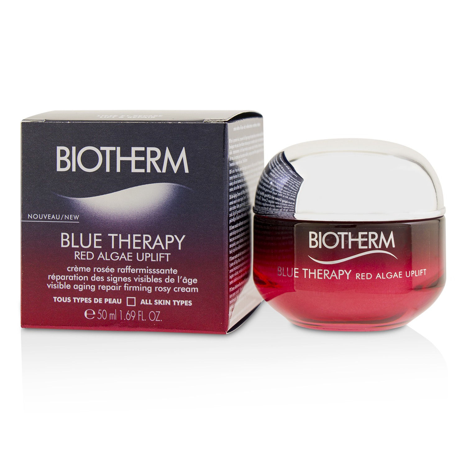Blue Therapy Red Algae Uplift Visible Aging Repair Firming Rosy Cream - All Skin Types Biotherm Image