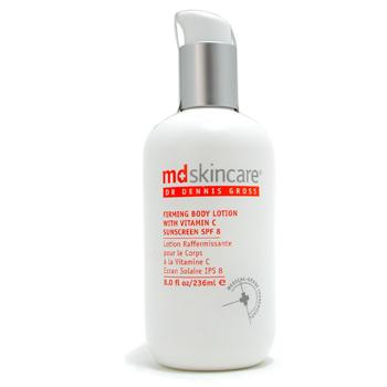 Firming Body Lotion with Vitamin C Sunscreen SPF 8 MD Skincare Image