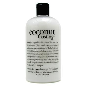 Coconut Frosting - Ultra Rich Shampoo Shower Gel & Bubble Bath Philosophy Image
