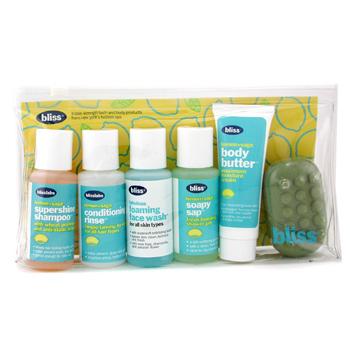 Lemon & Sage Sinkside Six Pack: Body Butter+Soapy Sap+Shampoo+Conditioner+Face Wash+Soap Bliss Image