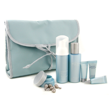 White Glove Travel Set: Cleanser + Toner + UV Defense Lotion + Fortifying Cap. + Essence + Eye Cream