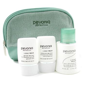 Your Skincare Solution Eye Care Holiday Set: Make Up remover 50ml + Eye Gel 15ml + Eye Cream 15ml + Bag Pevonia Botanica Image