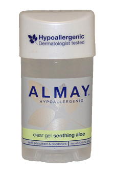 Hypoallergenic Clear Gel Soothing Aloe Deodorant Almay Image