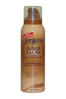 Natural Glow Foaming  Daily Moisturizer  for Medium to Tan Skin Jergens Image