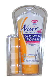 Shower Power Exfoliating Hair Remover Exfoliating  Body Cream