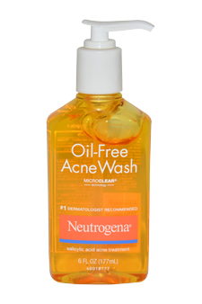 Oil Free Acne Wash Pink Grapefruit Facial Cleanser Neutrogena Image