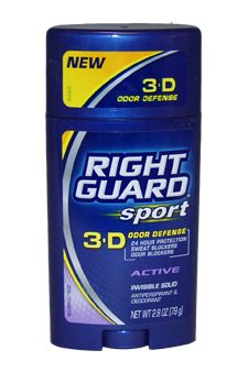 Sport 3-D Odor Defense Antiperspirant & Deodorant Invisible Solid Active Right Guard Image