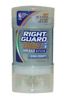 Total Defense 5 Clear Stick Anti-Perspirant Deodorant Cool Peak Right Guard Image