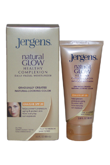 Natural Glow Healthy Complexion Daily Facial Moisturizer For Fair to Medium Spf Jergens Image