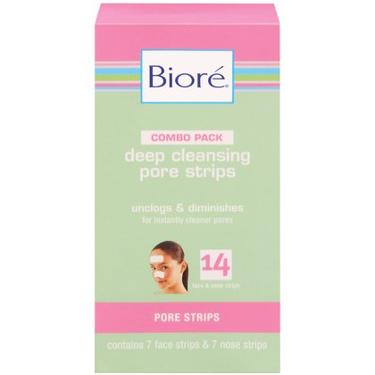 Face & Nose Deep Cleansing Pore Strips Biore Image