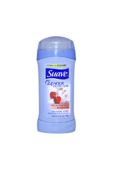 24 Hour Protection Wild Cherry Blossom Invisible Solid Anti-Perspirant Deodorant Suave Image