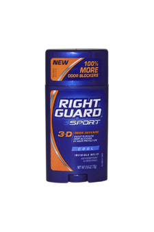 Sport 3-D Odor Defense Antiperspirant & Deodorant Invisible Solid Cool Right Guard Image