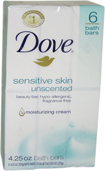 Sensitive Skin Unscented Moisturizing Cream Beauty Bar Dove Image