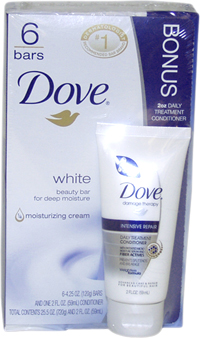 White Moisturizing Cream Beauty Bar Dove Image