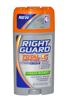Total Defense Power Stripe Invisible Solid Fresh Blast Antiperspirant Deodorant Right Guard Image