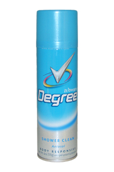 Shower Clean Aerosol Anti Perspirant & Deosorant Spray Degree Image