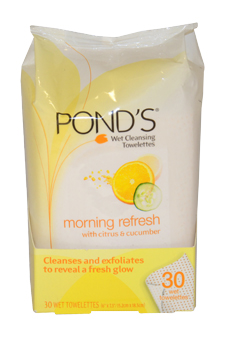 Wet Cleansing Towelettes Morning Refresh with Citrus & Cucumber Ponds Image