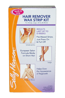 Quick & Easy Hair Remover Wax Strip Kit For Under Arms Legs & Body